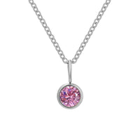 Lumière Birthstone Necklace Month & Zodiac Collection | Silver Fox Sales