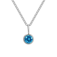Lumière Birthstone Necklace Month & Zodiac Collection | Silver Fox Sales