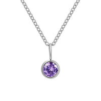Lumière Birthstone Necklace Month & Zodiac Collection | Silver Fox Sales