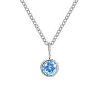 Lumière Birthstone Necklace Month & Zodiac Collection | Silver Fox Sales