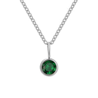 Lumière Birthstone Necklace Month & Zodiac Collection | Silver Fox Sales