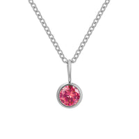 Lumière Birthstone Necklace Month & Zodiac Collection | Silver Fox Sales