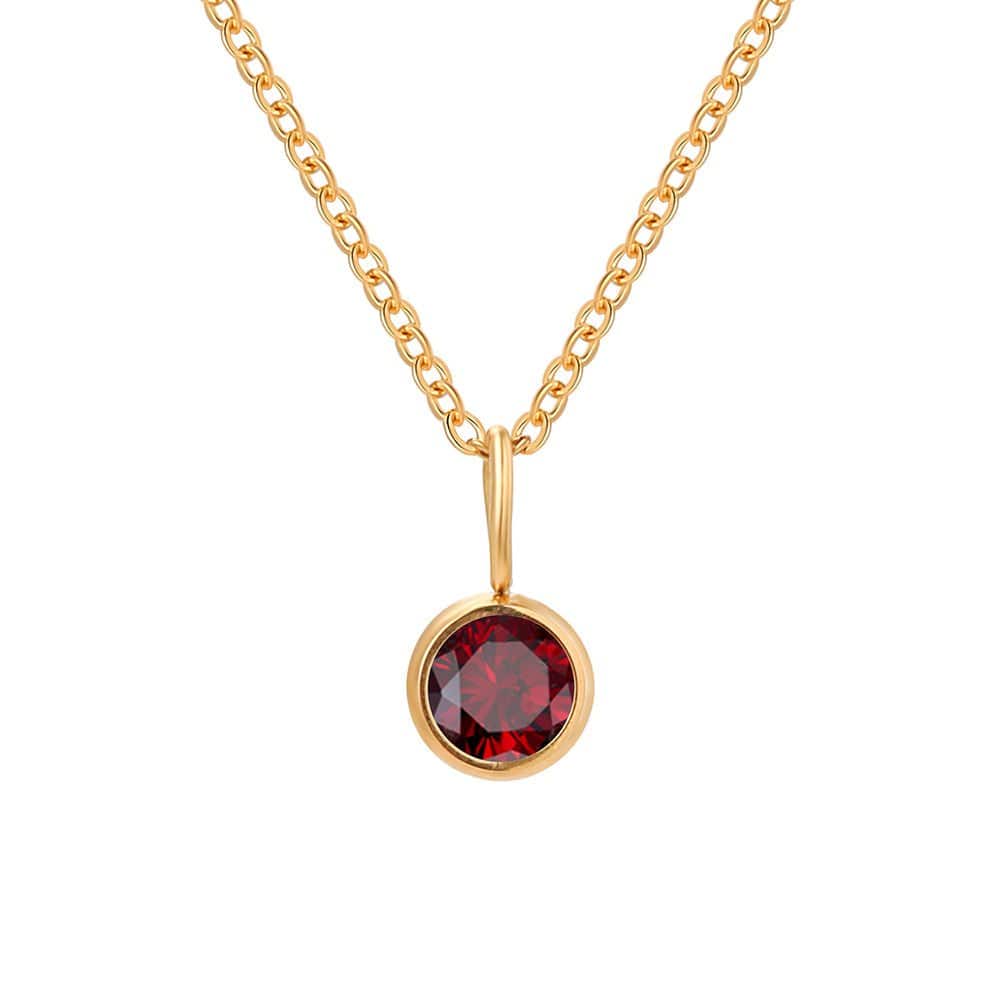 Lumière Birthstone Necklace Month & Zodiac Collection | Silver Fox Sales