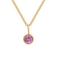Lumière Birthstone Necklace Month & Zodiac Collection | Silver Fox Sales