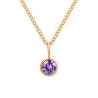 Lumière Birthstone Necklace Month & Zodiac Collection | Silver Fox Sales