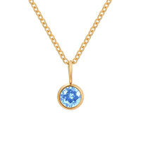 Lumière Birthstone Necklace Month & Zodiac Collection | Silver Fox Sales