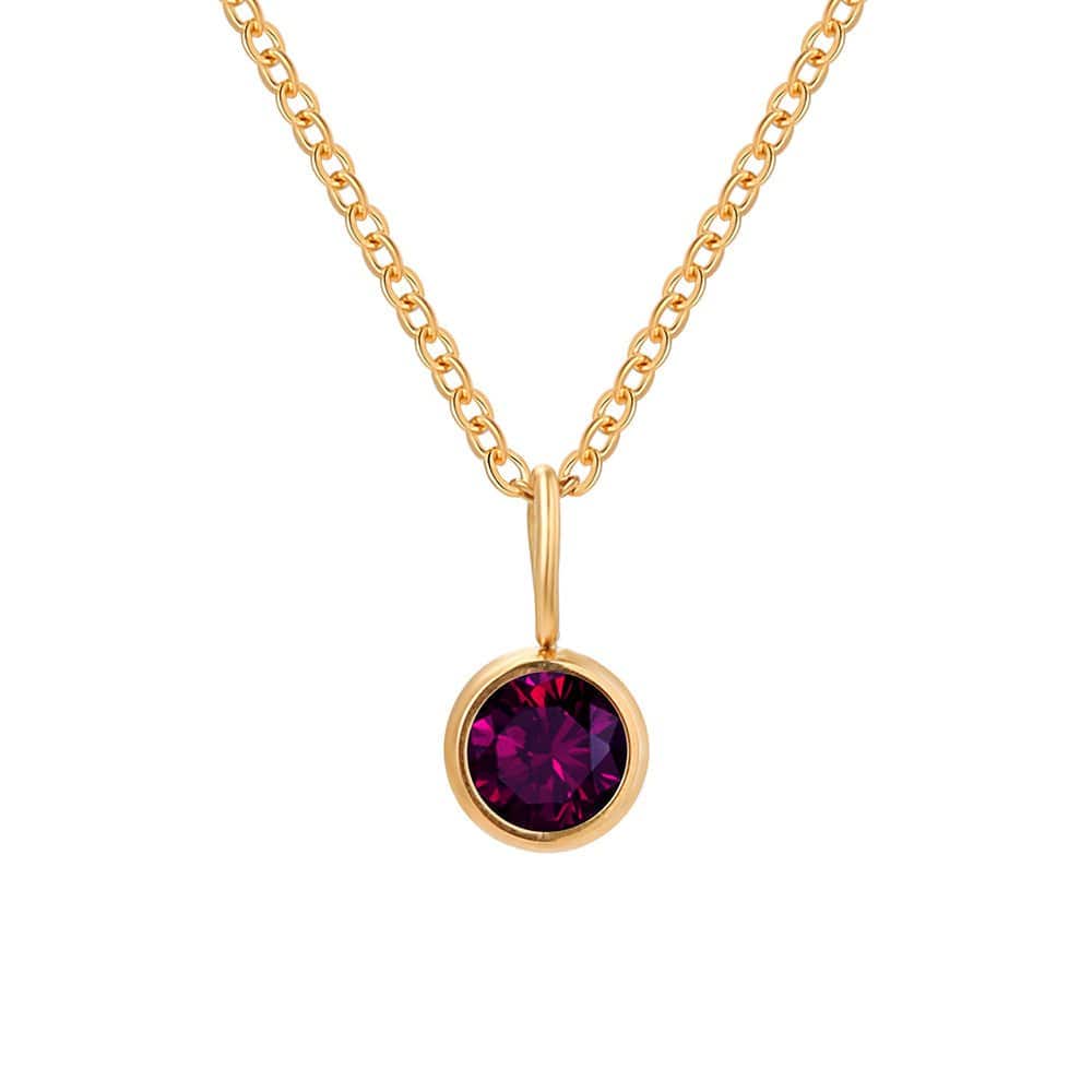 Lumière Birthstone Necklace Month & Zodiac Collection | Silver Fox Sales