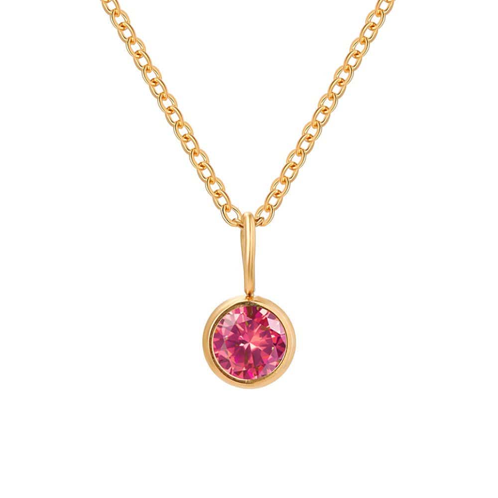 Lumière Birthstone Necklace Month & Zodiac Collection | Silver Fox Sales