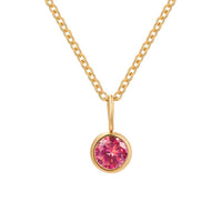Lumière Birthstone Necklace Month & Zodiac Collection | Silver Fox Sales