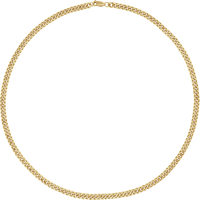 14K Yellow Gold-Filled 4.8mm Curb Chain | Silver Fox Sales