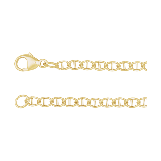 14K Yellow Gold-Filled 2.6mm Anchor Chain