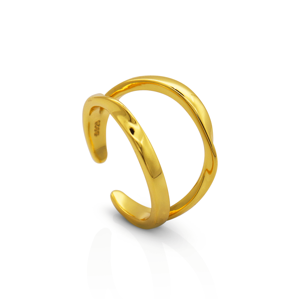 ALVERÉ GIRARD GOLD RING | Silver Fox Sales