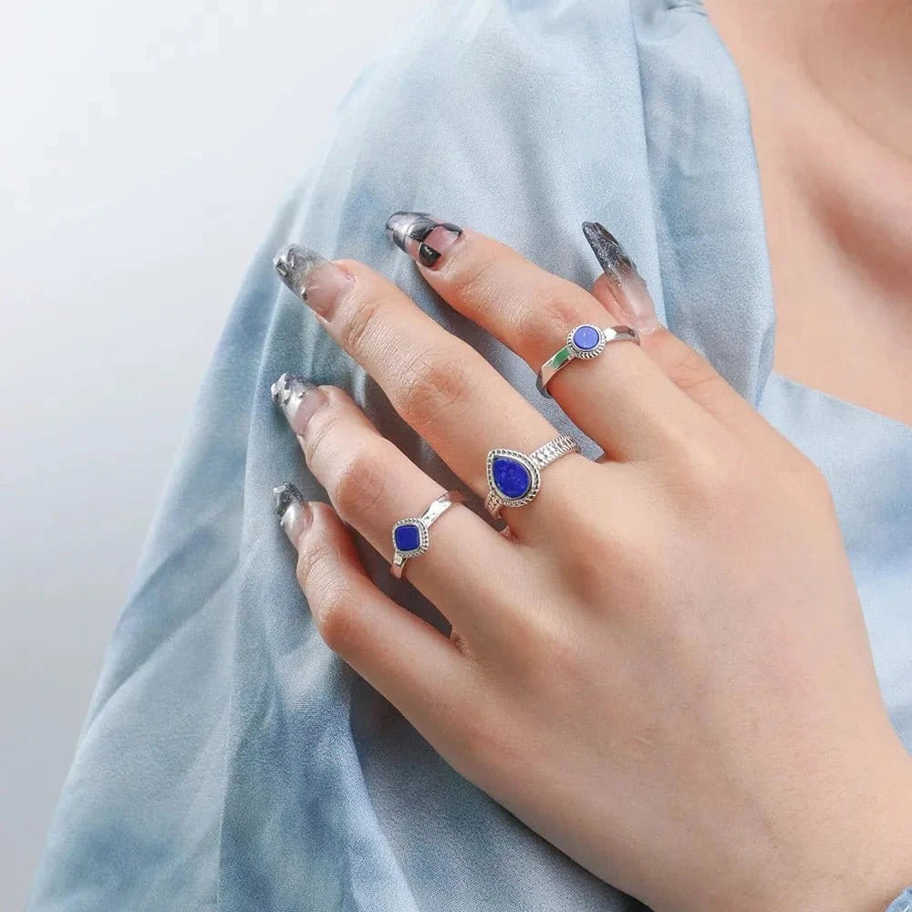Florience Blue Ring | Silver Fox Sales