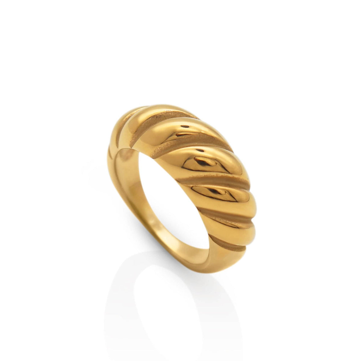 ALISSE 18K GOLD PLATED RING | Silver Fox Sales