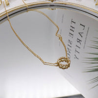 RING CHARM GOLD NECKLACE | Silver Fox Sales