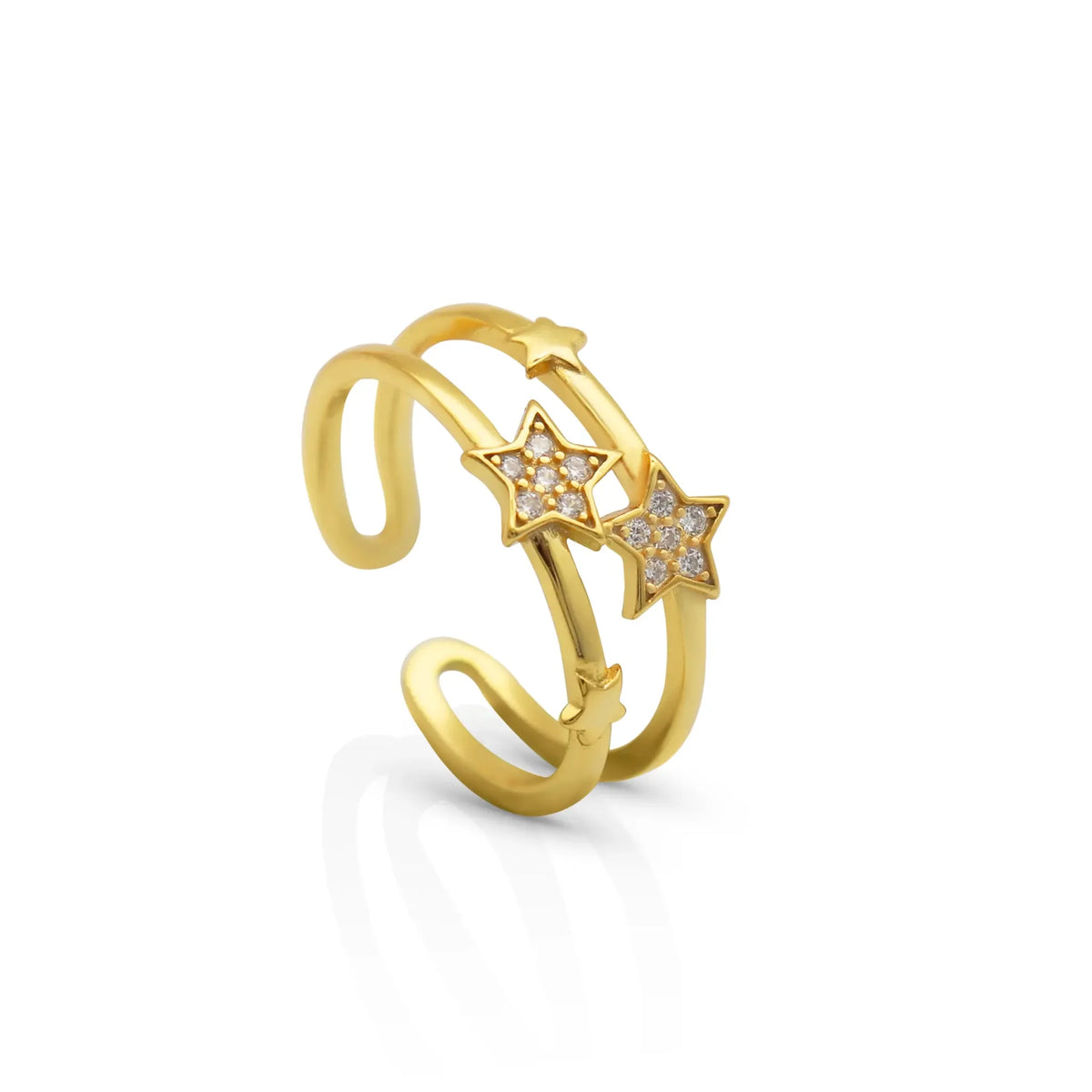 Rosette Pascal Gold Ring | Silver Fox Sales