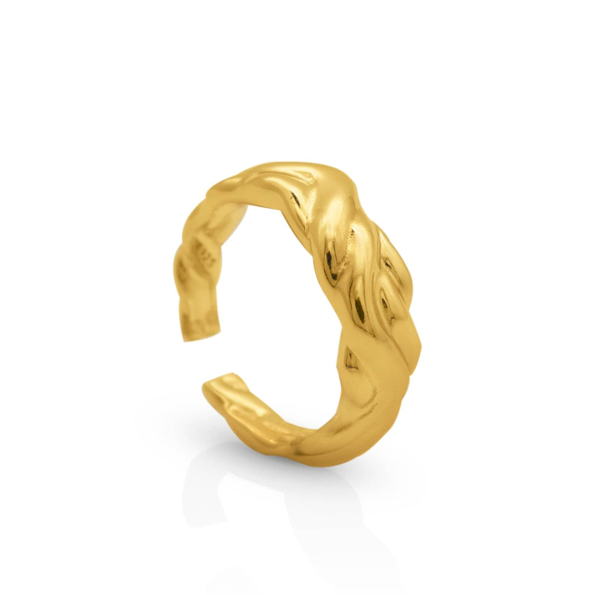 ELISE CHARM GOLD RING | Silver Fox Sales