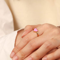 XOXO LOVE HEART RING | Silver Fox Sales