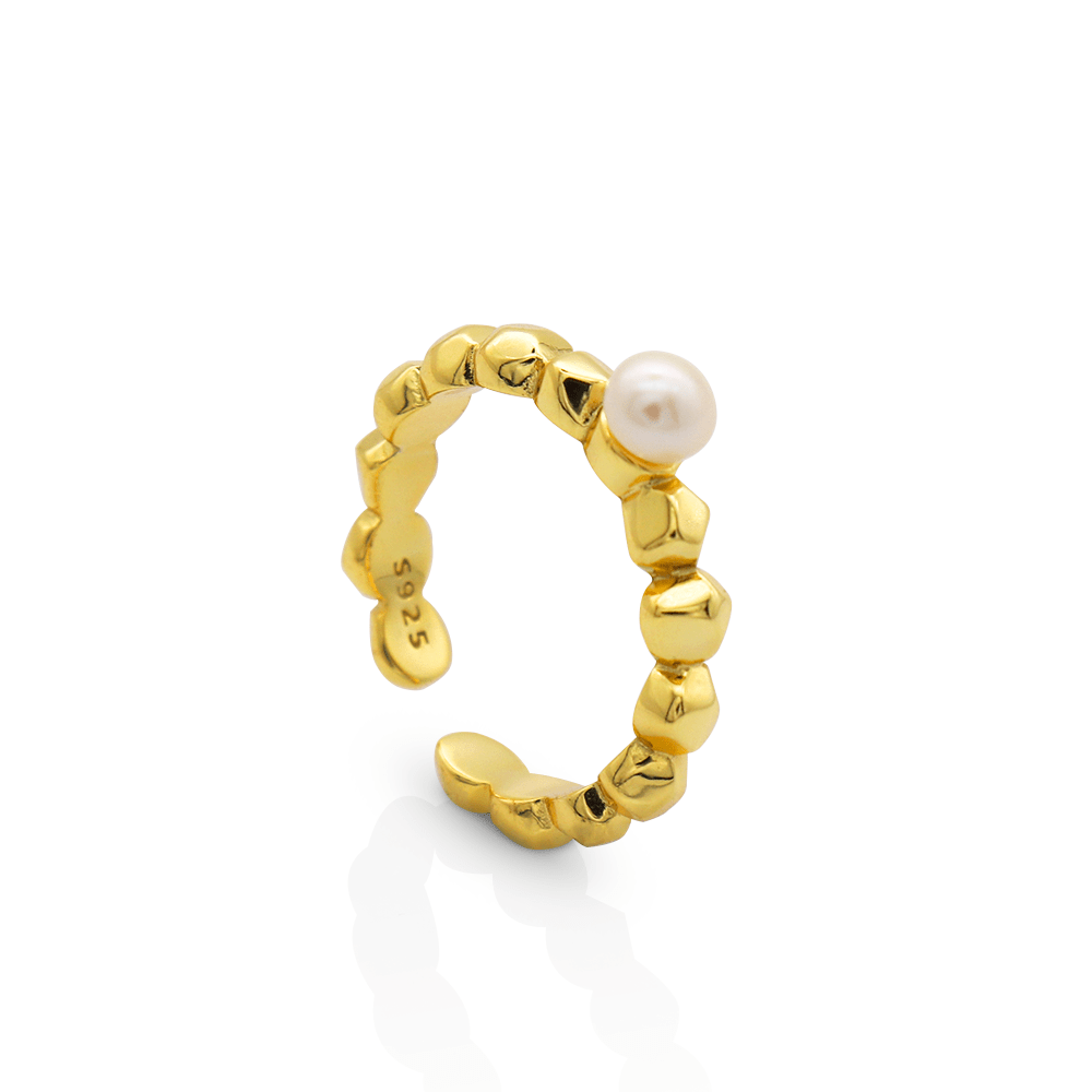 JASMINE PEARL CHARM RING | Silver Fox Sales