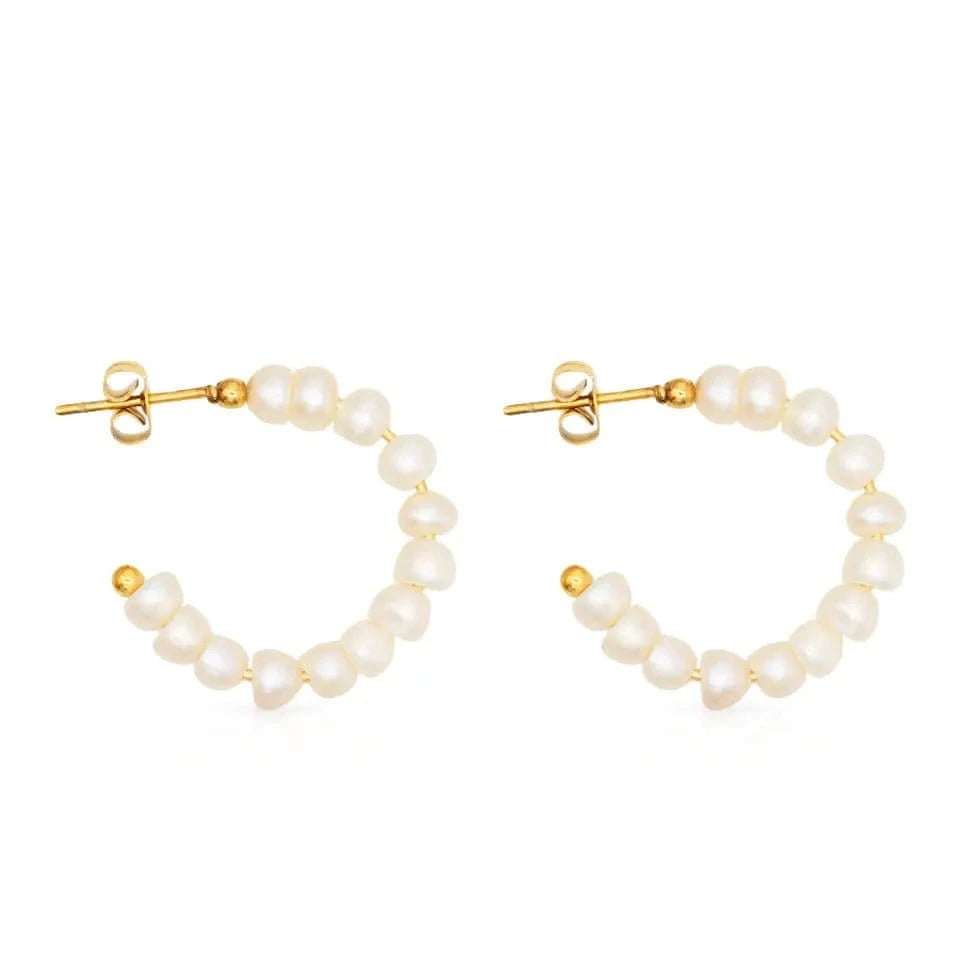 Anette Christian Gold Earrings | Silver Fox Sales