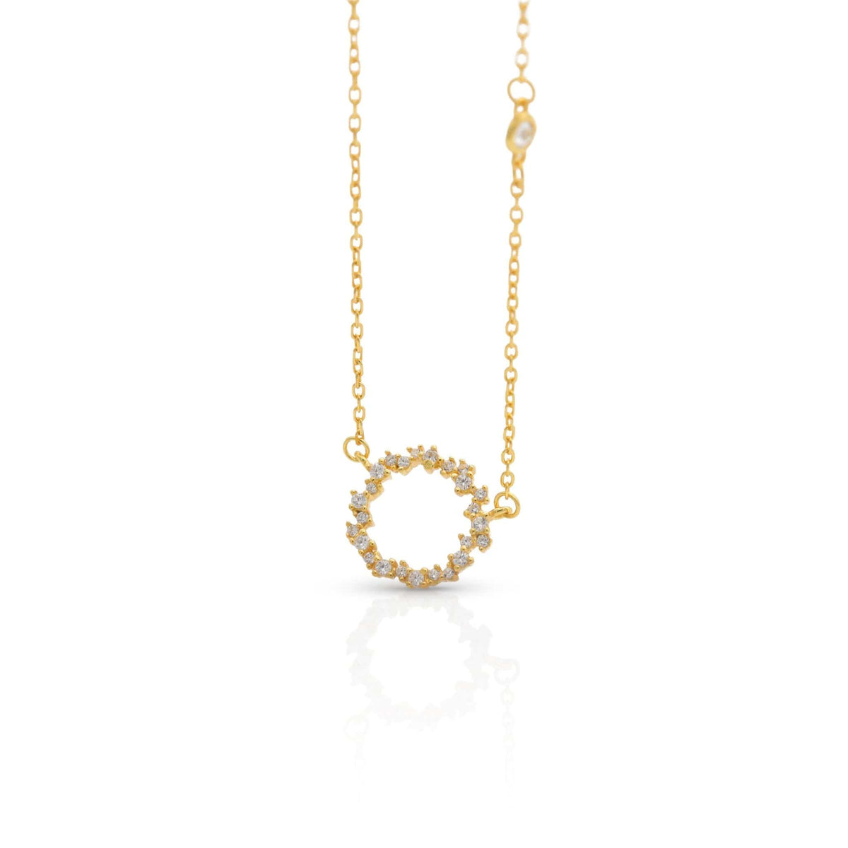 RING CHARM GOLD NECKLACE | Silver Fox Sales