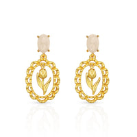 NARCISSE DAINITY 18K EARRINGS | Silver Fox Sales