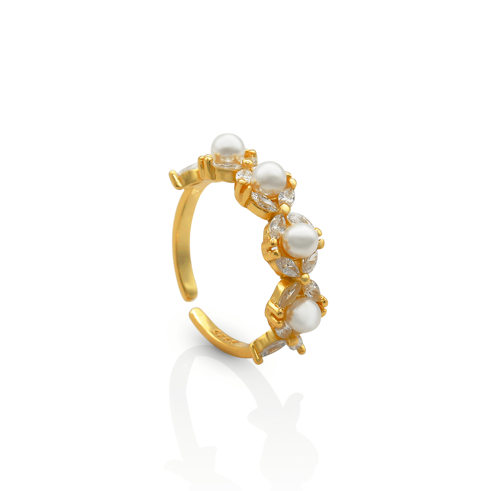 NOELLE SAINT GOLD RING | Silver Fox Sales