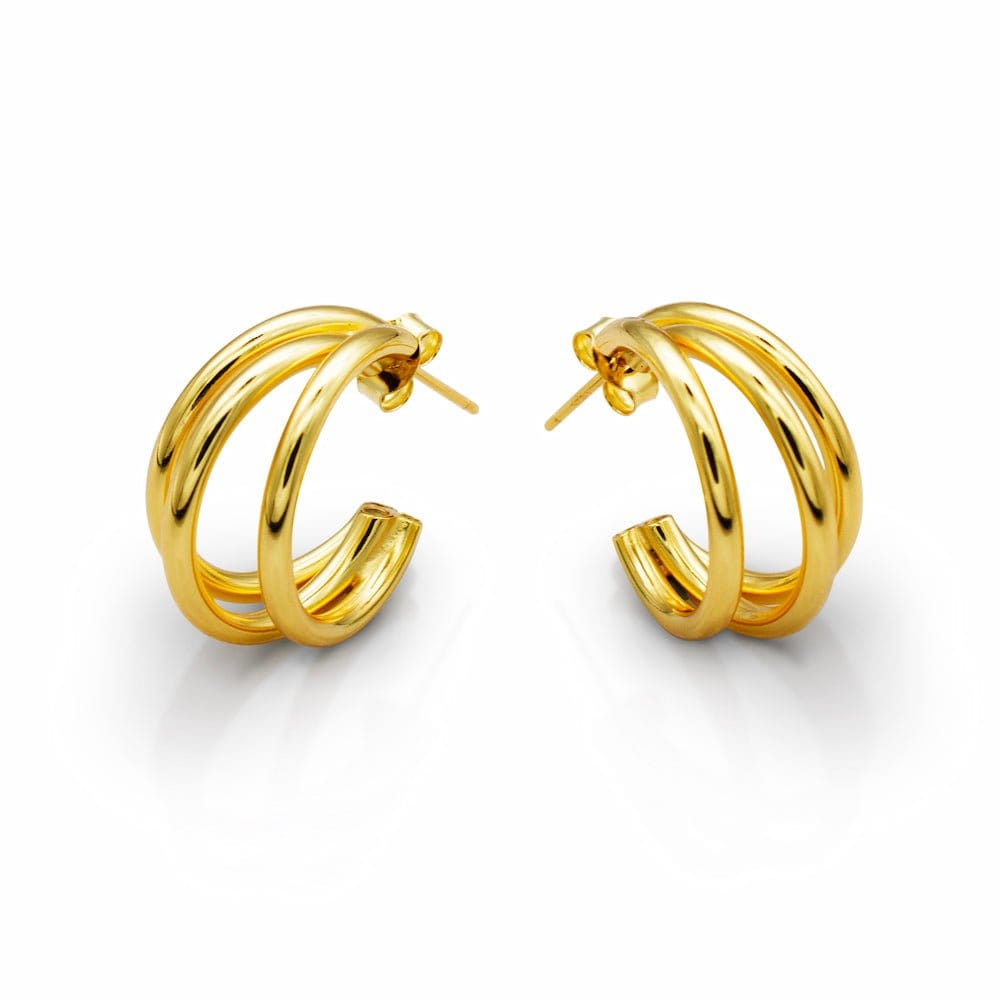 ELISE CHARM GOLD EARRINGS | Silver Fox Sales