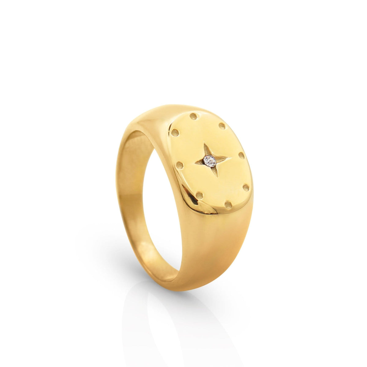 AGACE GOLD RING | Silver Fox Sales