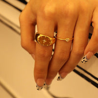 AGACE GOLD RING | Silver Fox Sales