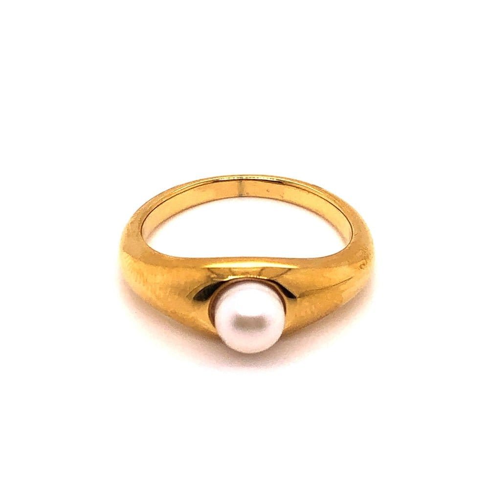 CORINE 18K GOLD PLATED RING | Silver Fox Sales
