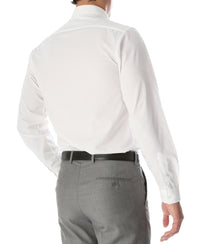 Leo Mens Slim Fit Snow White Dress Shirt