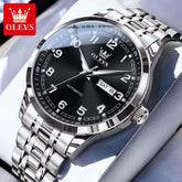 Luxury Watch for Men Automatic Mechanical Wristwatches Classic Men Watch Waterproof Gray Dial Luxury Brand Date Week 7077