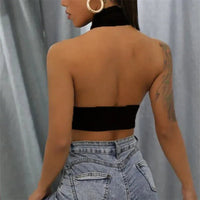 Halter Top Women Summer Clothes Sleeveless Backless Vest