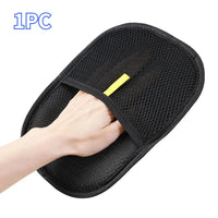 New Pet Hair Removal Tool Reusable Static Removal Gloves, Double-Sided Grooming Gloves for Pets Removes Pet Fur Hair for Carpets