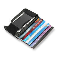Slim RFID Carbon Fiber Wallet – Men & Women