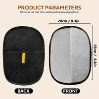 New Pet Hair Removal Tool Reusable Static Removal Gloves, Double-Sided Grooming Gloves for Pets Removes Pet Fur Hair for Carpets