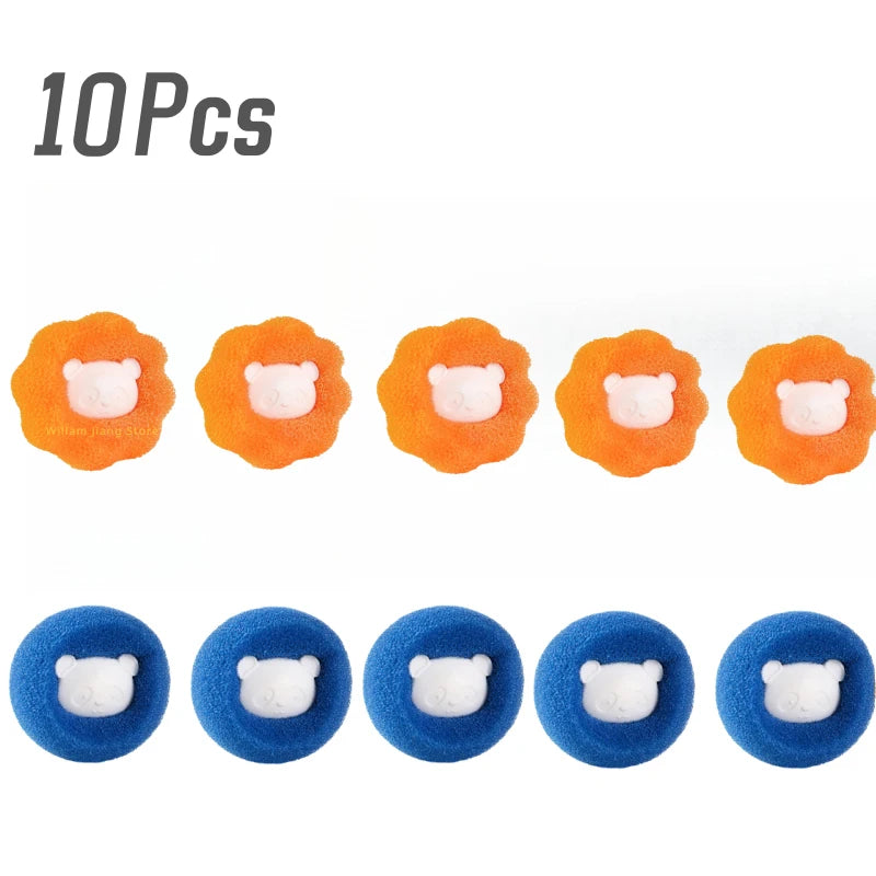 3-10Pcs Laundry Balls Laundry Balls Pet Hair Remover Reusable Balls Washing Machine Filter Removes Lint from Clothes Ball Catch