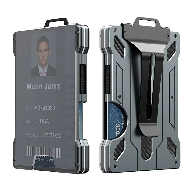 Slim RFID Carbon Fiber Wallet – Men & Women