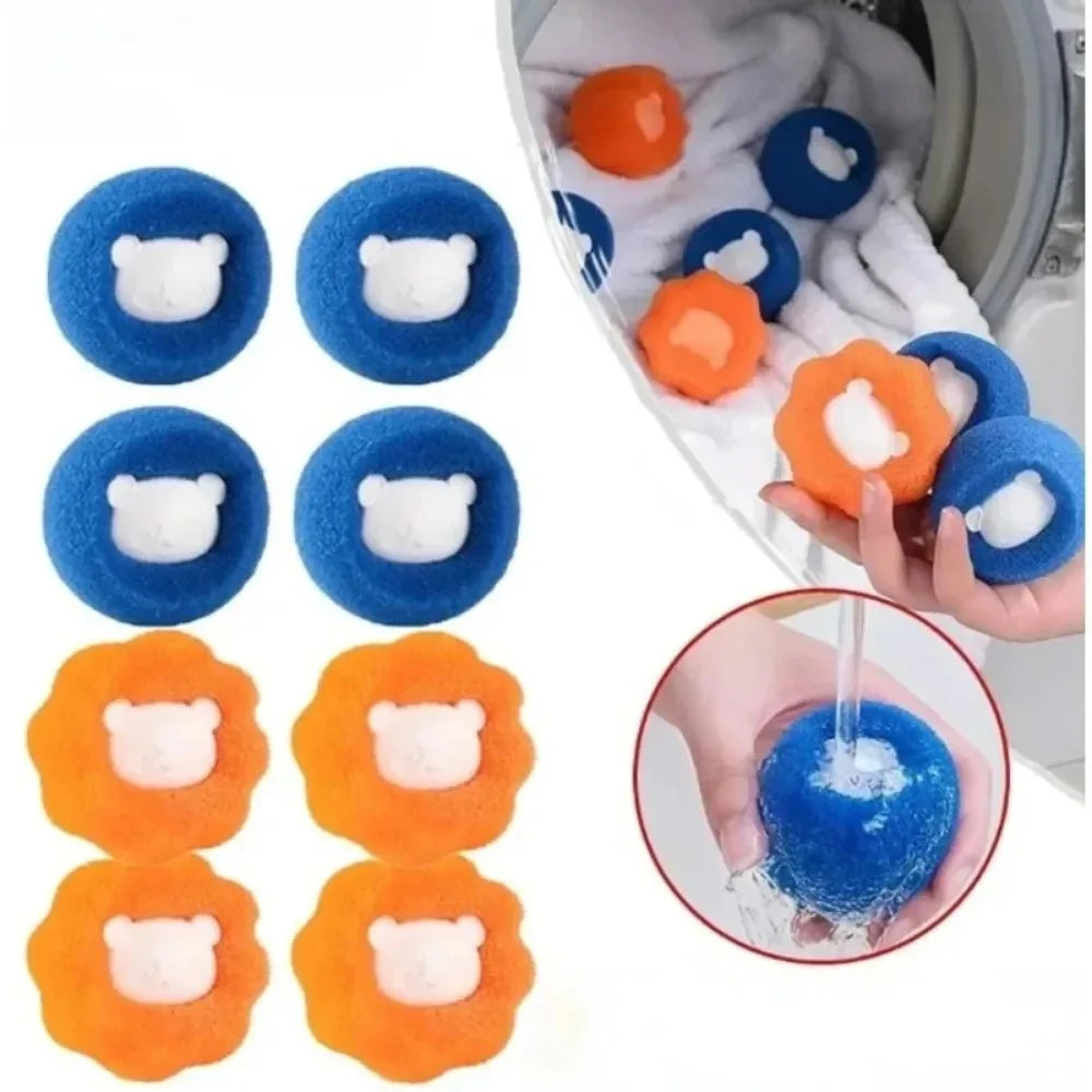 3-10Pcs Laundry Balls Laundry Balls Pet Hair Remover Reusable Balls Washing Machine Filter Removes Lint from Clothes Ball Catch