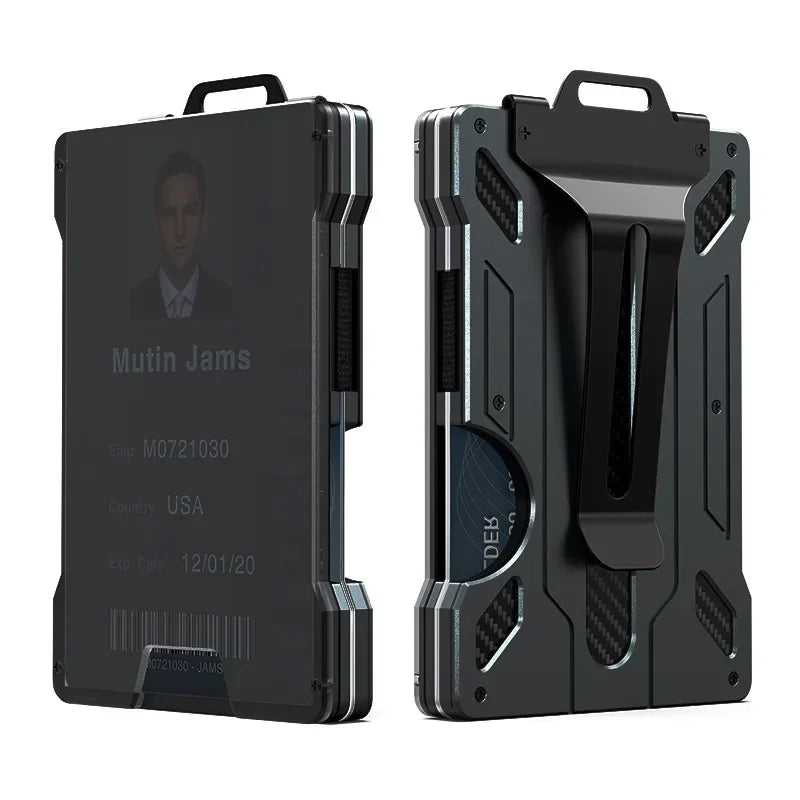 Slim RFID Carbon Fiber Wallet – Men & Women