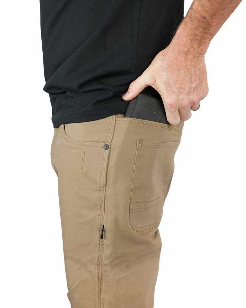 Trailblazer Taper Fit Pants - Coyote | Silver Fox Sales