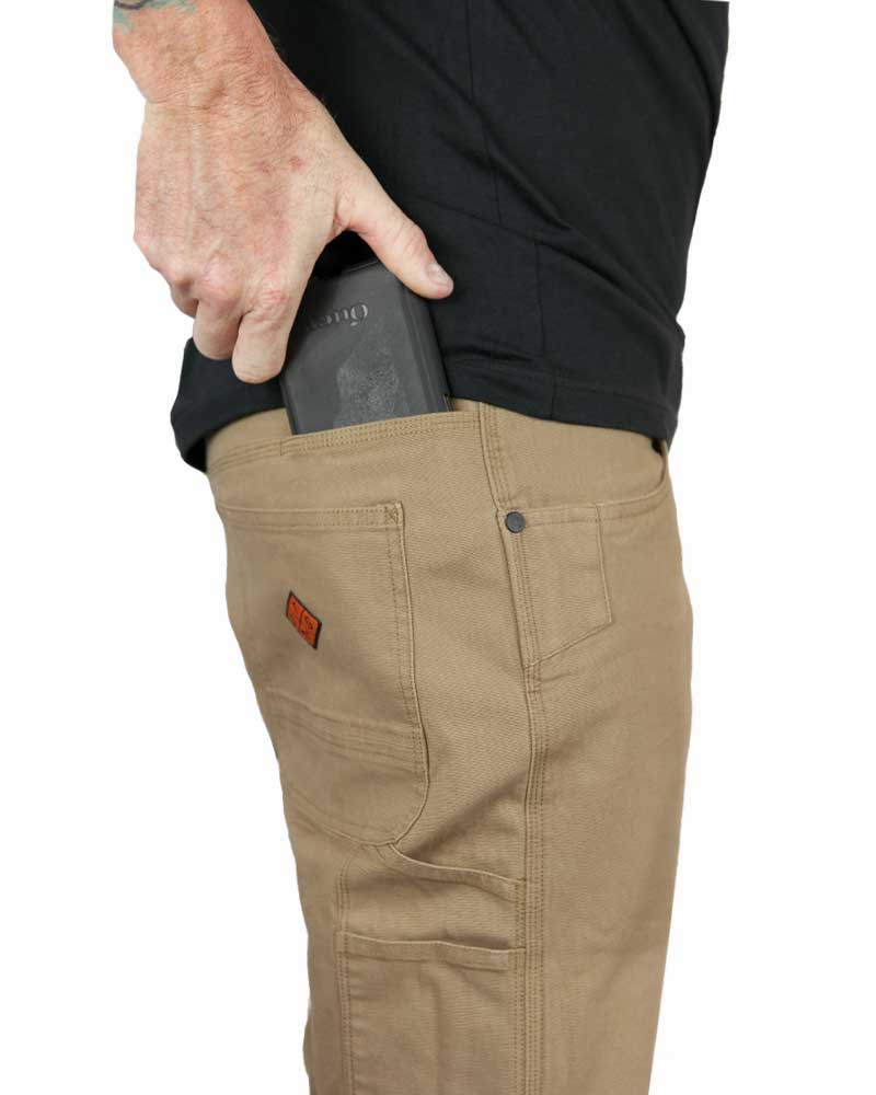 Trailblazer Taper Fit Pants - Coyote | Silver Fox Sales