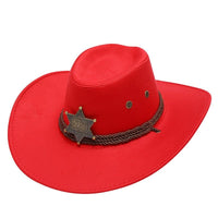 Women's Feather Trim Cowboy Hat | Silver Fox Sales