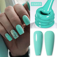 Jelly Nude Gel Nail Polish 10Ml Light Pink Peach Translucent Color UV Light Cure Gel Varnish Nail Art DIY at Home