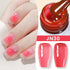 Jelly Nude Gel Nail Polish 10Ml Light Pink Peach Translucent Color UV Light Cure Gel Varnish Nail Art DIY at Home
