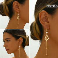 Copper-plated Silver Tassel Earrings | Silver Fox Sales