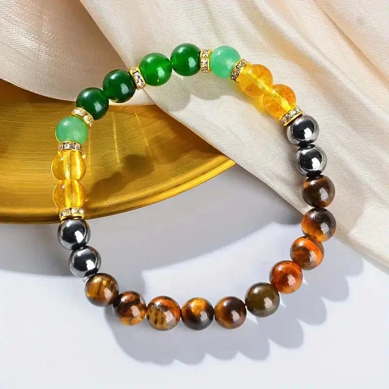 Money Bracelet with Black Onyx and Tiger&