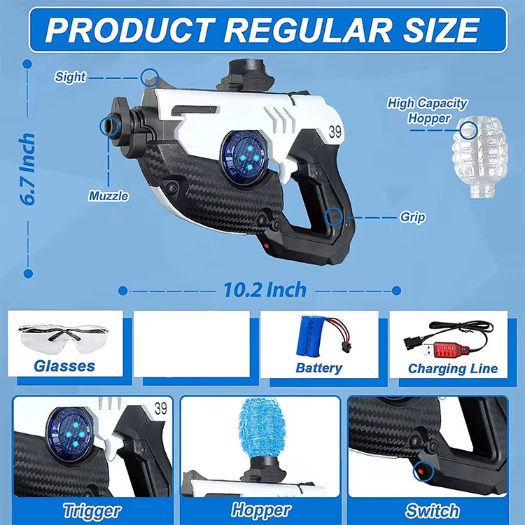 Electric Ball Blaster, Rechargeable Battery, Automatic, Outdoor Games Toys for Activities Team Game M249