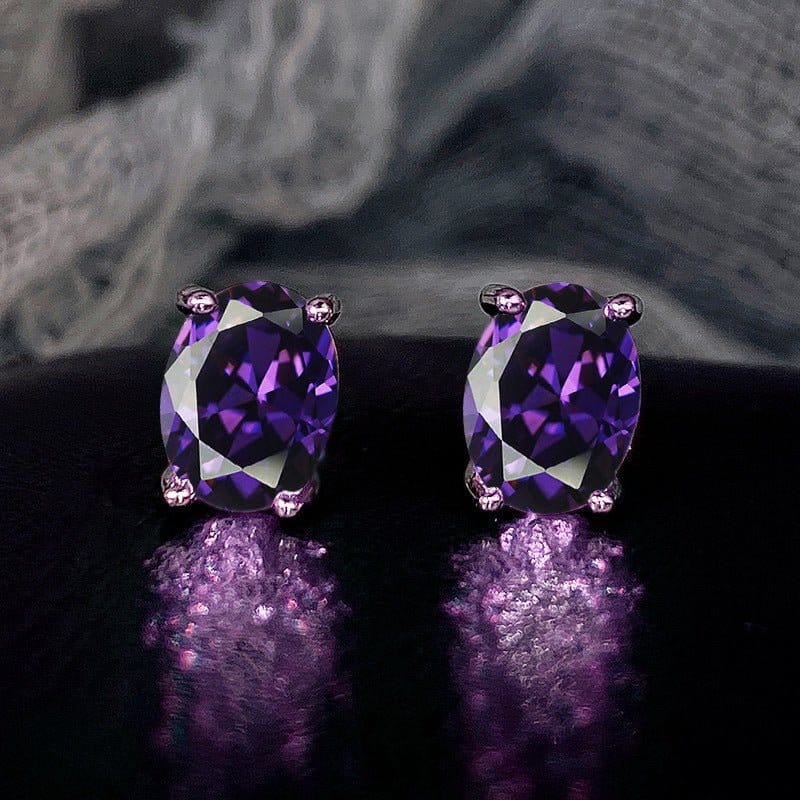 Women's Business-Style Zircon Earrings | Silver Fox Sales
